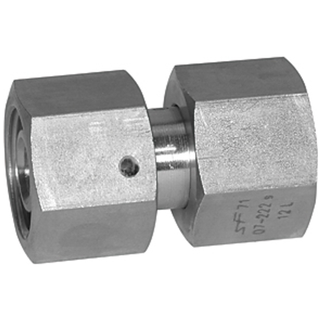 Riegler Einstellbare gerade Verschraubung, Dichtkegel, ES 1.4571 Ø 12 mm