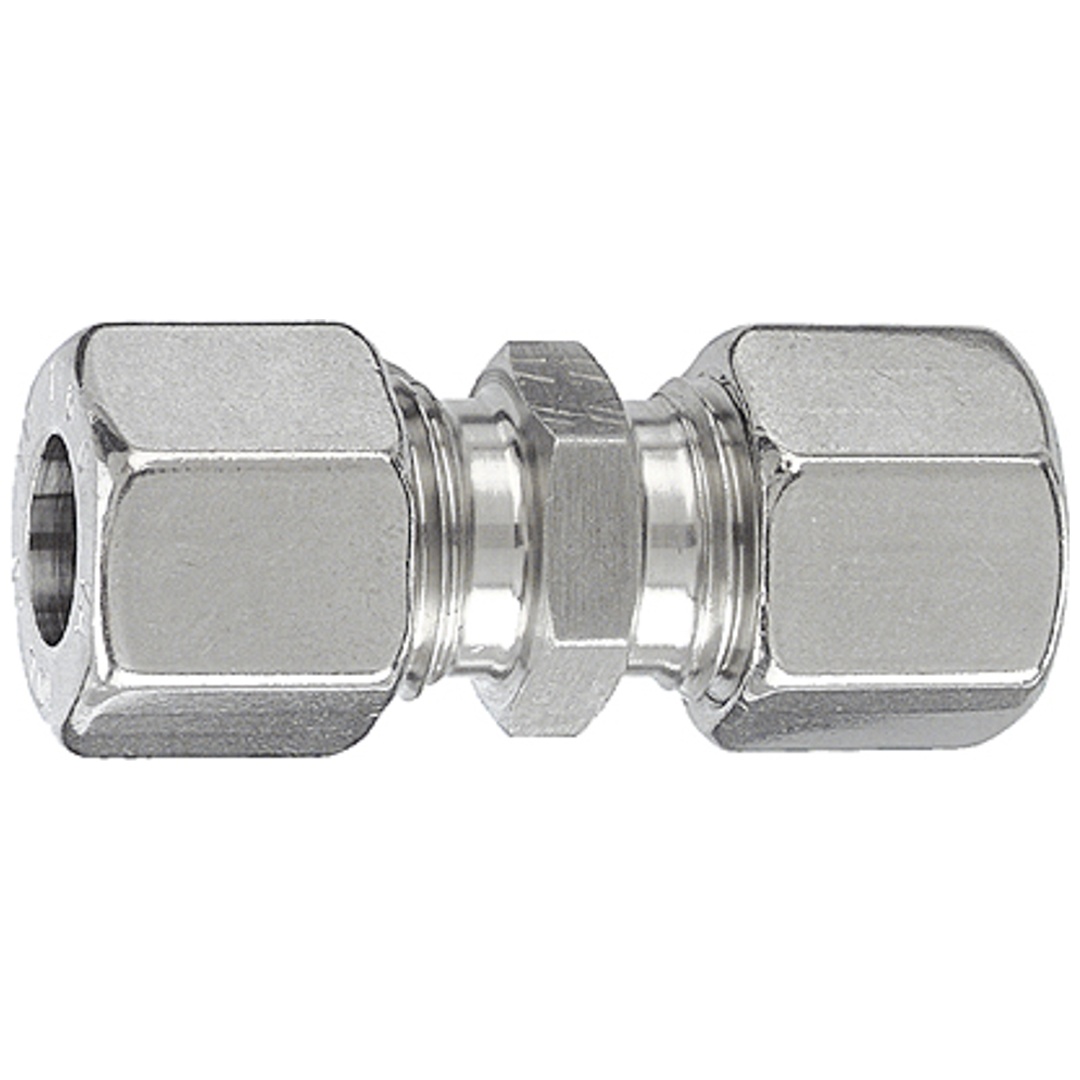 Riegler Gerade Verschraubung, Rohr-Außen-Ø 4 mm, Edelstahl 1.4571, 100bar
