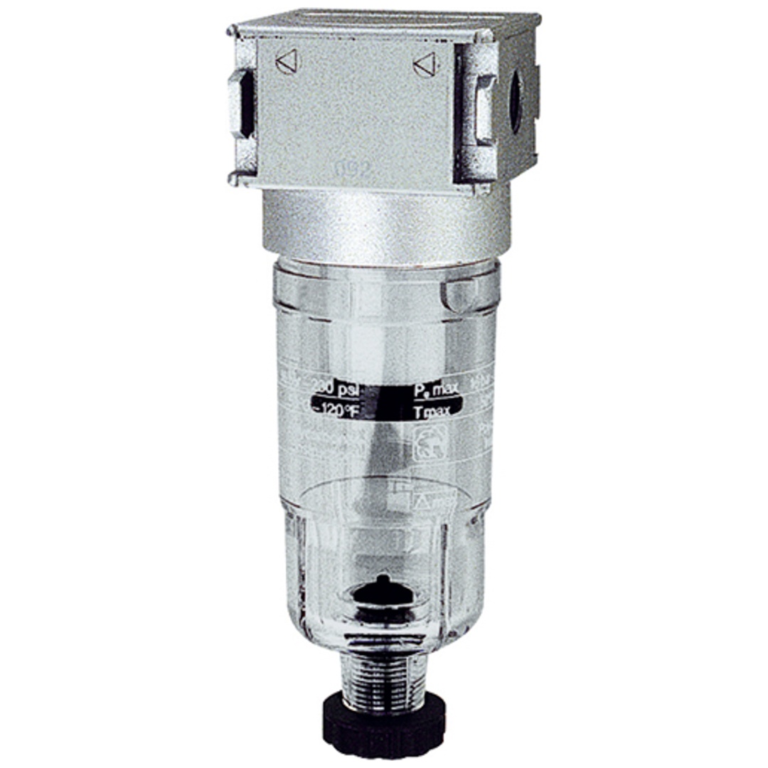 Riegler Filter »multifix-mini«, mit PC-Behälter, 5 µm, BG 0, G 1/4