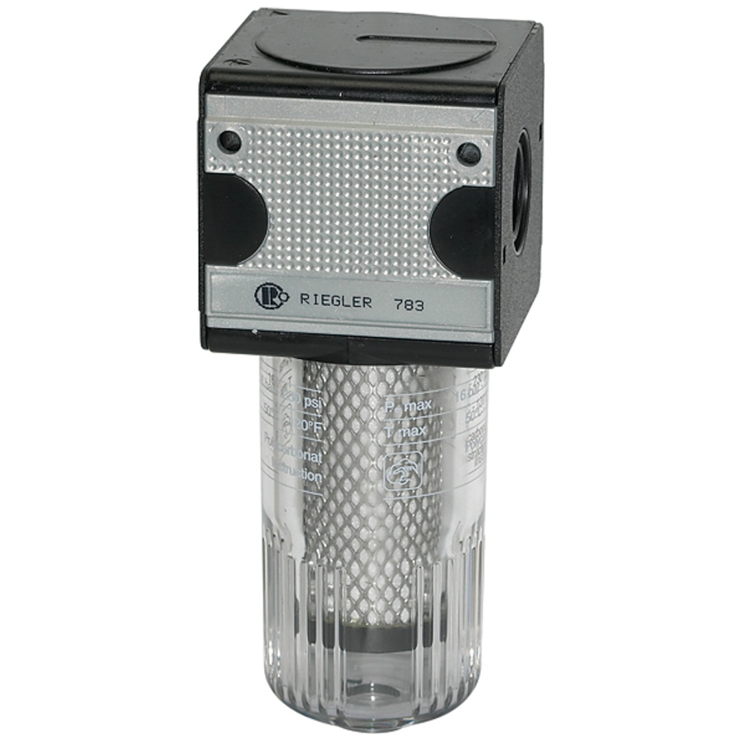 Riegler Aktivkohlefilter »multifix«, mit PC-Behälter, BG 3, G 1/2