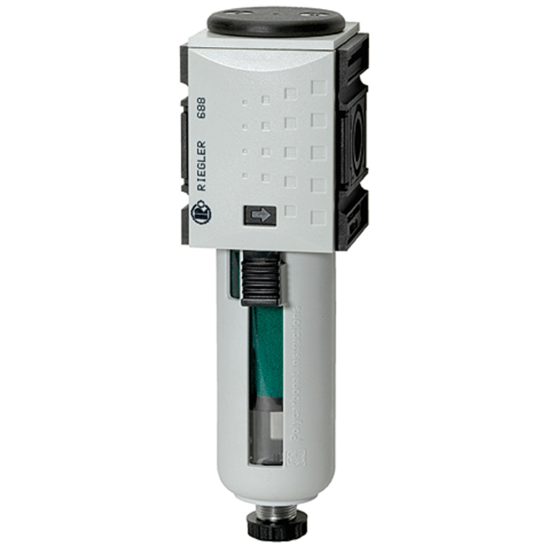 Riegler Mikrofilter »FUTURA«, PC-Behälter, Schutzkorb, BG 1, G 1/4, HA