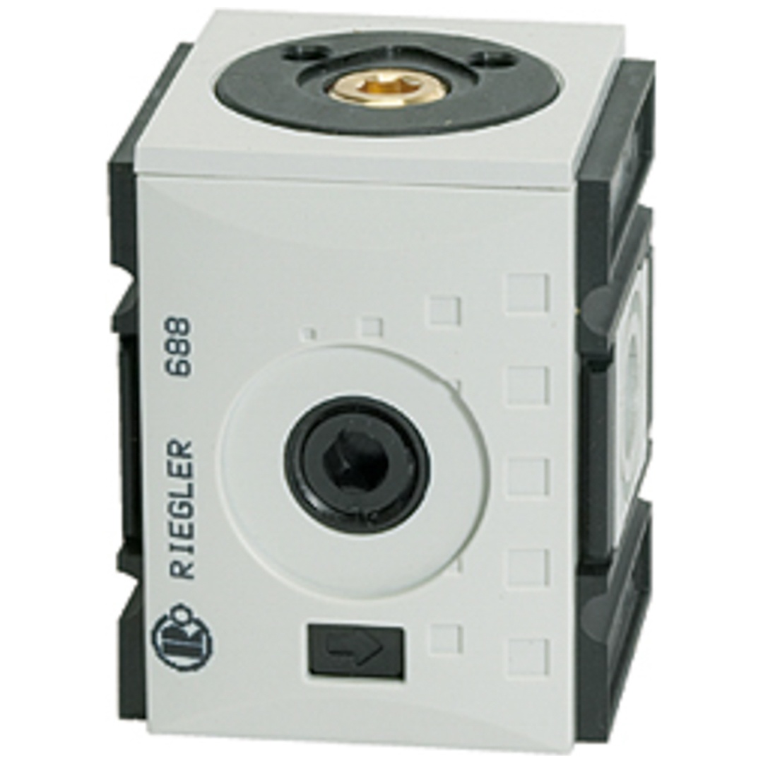 Riegler Verteiler »FUTURA«, BG 1, G 3/8, Abgänge 3 x G 1/4