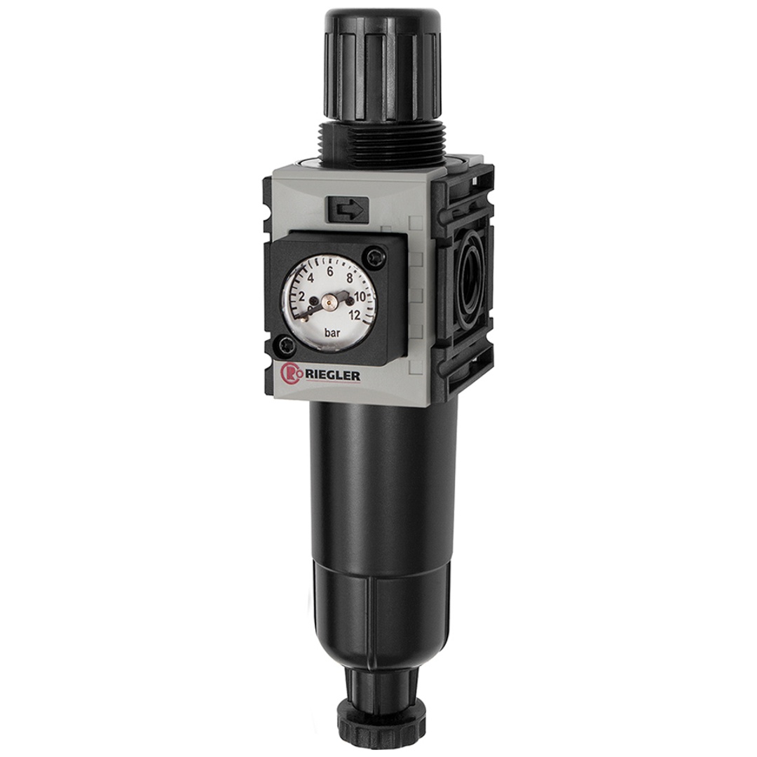 Riegler Filterregler »FUTURA-mini« M-Beh., Kompaktmano, HA, G 1/4, 0,5-10