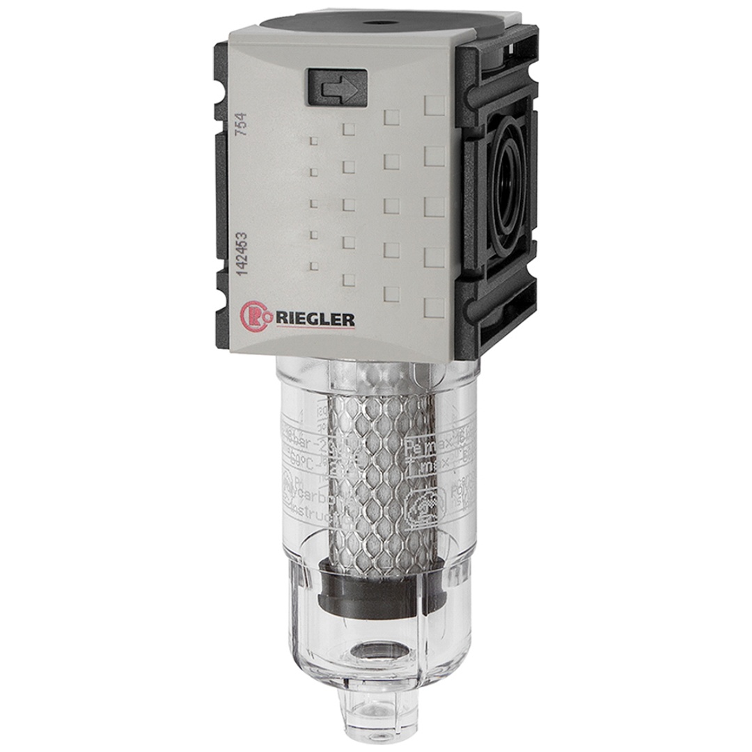 Riegler Aktivkohlefilter »FUTURA-mini« mit PC-Behälter, BG 0, G 1/4