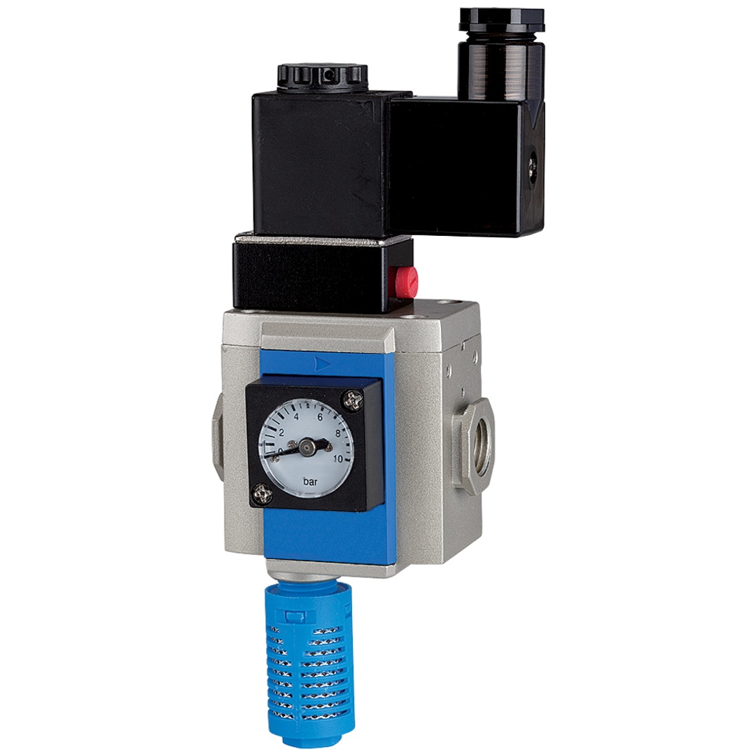 Riegler 3/2-Wege-Anfahrventil »G-mini«, 230 V AC / 50 Hz, BG 200, G 1/8