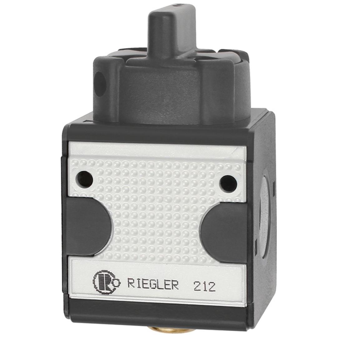 Riegler Kugelhahn 3/2-Wege »multifix«, abschließbar, BG 1, G 3/8