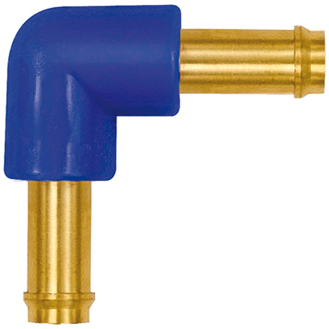 Riegler Winkel-Schlauchverbindungsstutzen, für Schlauch LW 6 mm, Ms/POM