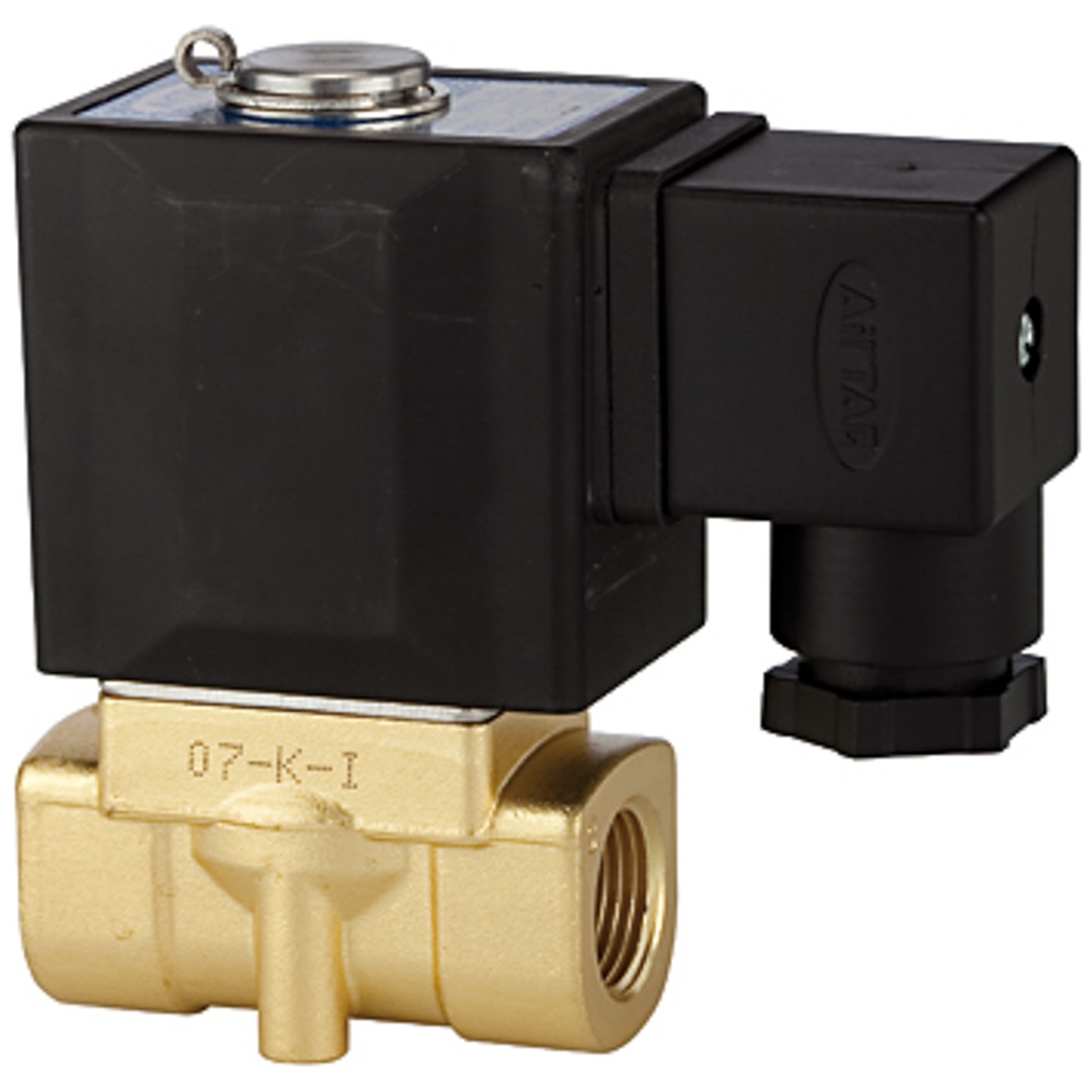 Riegler 2/2-Wege-MV., MS, NC, direktg., 24 V DC, G 3/8, PN 0-30 bar