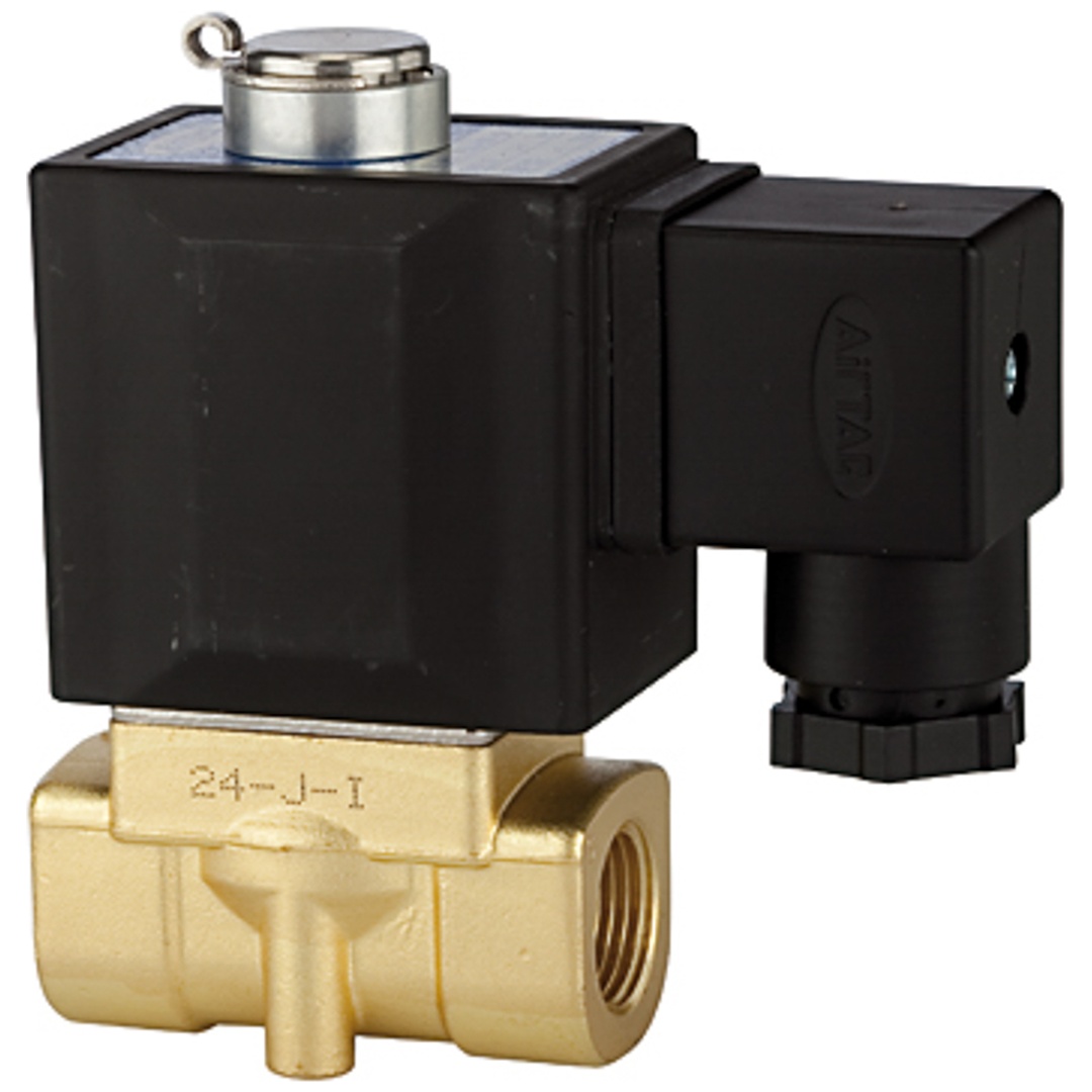 Riegler 2/2-Wege-MV., MS, NO, direktg., 24 V DC, G 1/4, PN 0-20 bar
