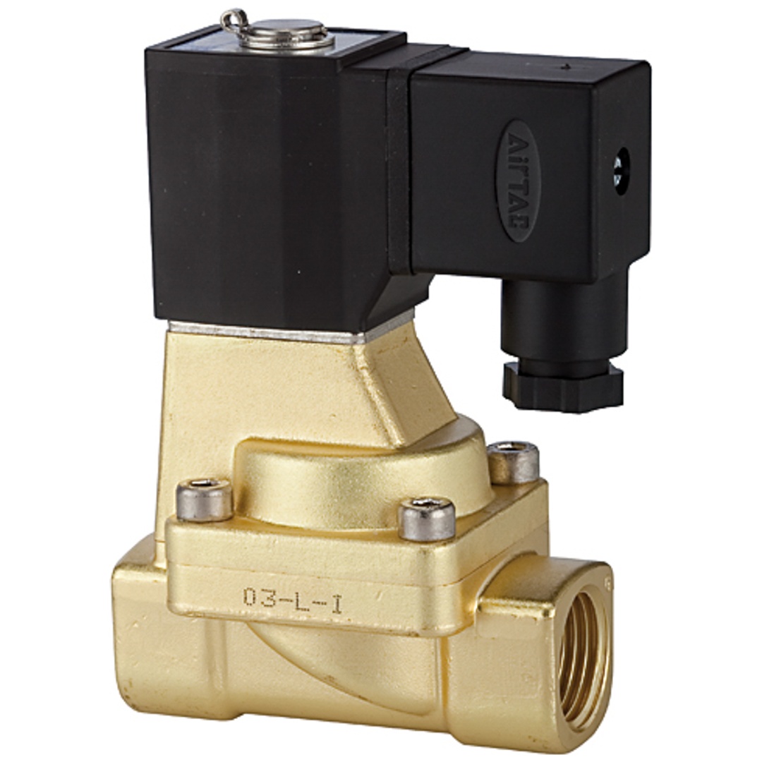 Riegler 2/2-Wege-MV., MS, NC, vorg., 24 V DC, G 1/2, PN 0,5-10 bar