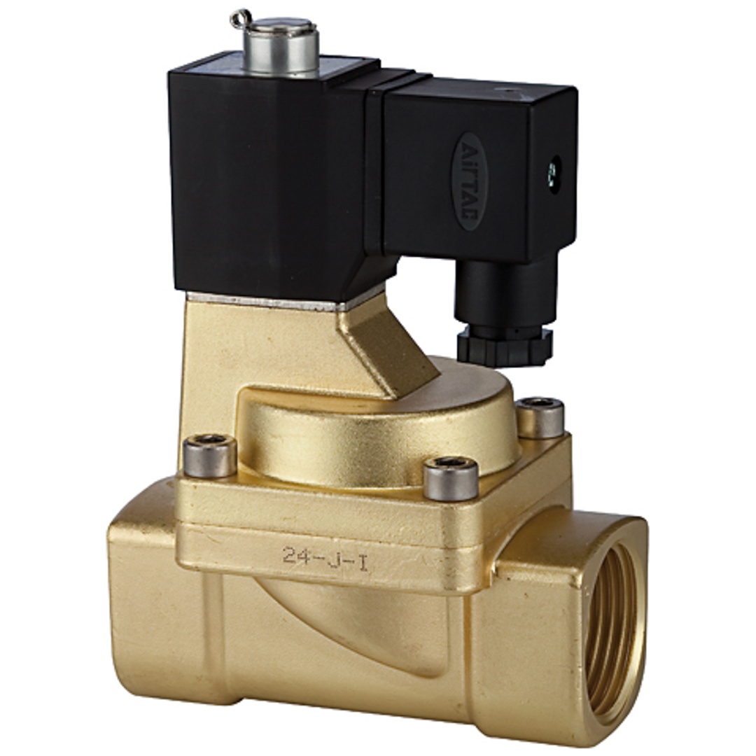 Riegler 2/2-Wege-MV., MS, NO, vorg., 24 V DC, G 1, PN 0,5-7 bar