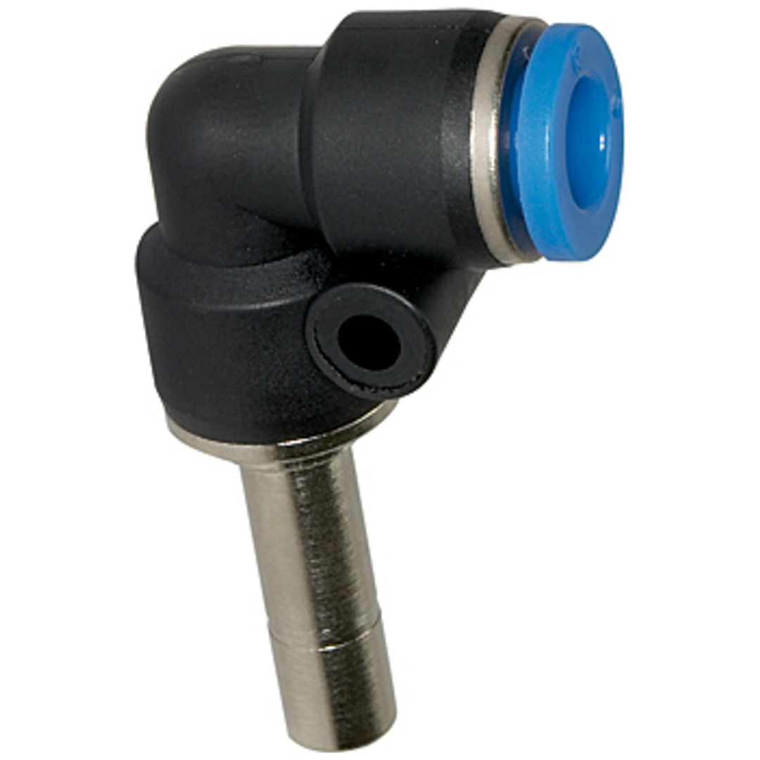 Riegler L-Steckverbindung, Stecknippel 4 mm »Blaue Serie« mini, Schl.-Ø 4