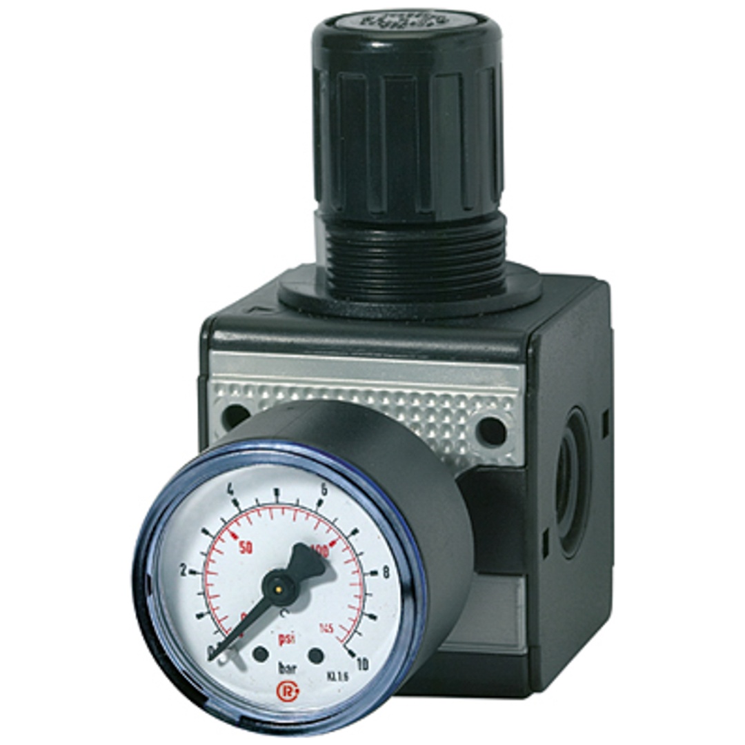 Riegler Druckregler multifix mit Manometer BG3 0,5-10bar G3/4