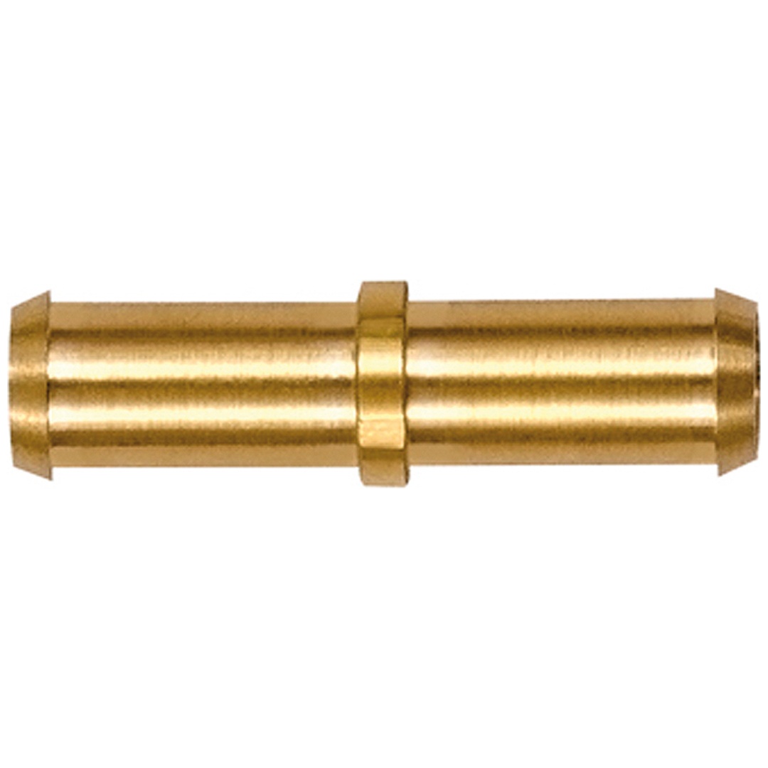 Riegler Gerader Schlauchverbindungsstutzen, für Schlauch LW 4 mm, Messing