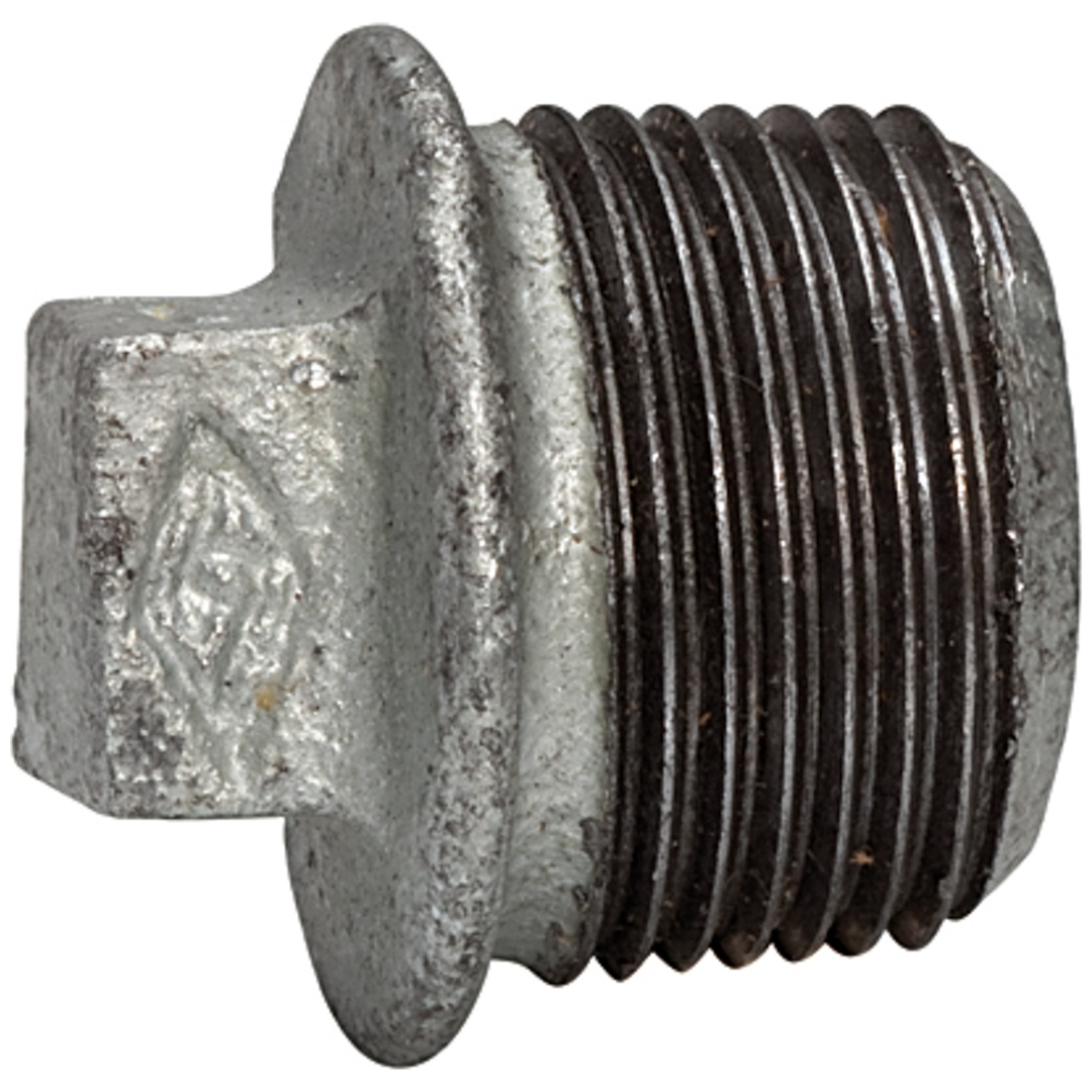 Riegler Stopfen 290, AG, R 1/4, schwarzer Temperguss feuerverz.