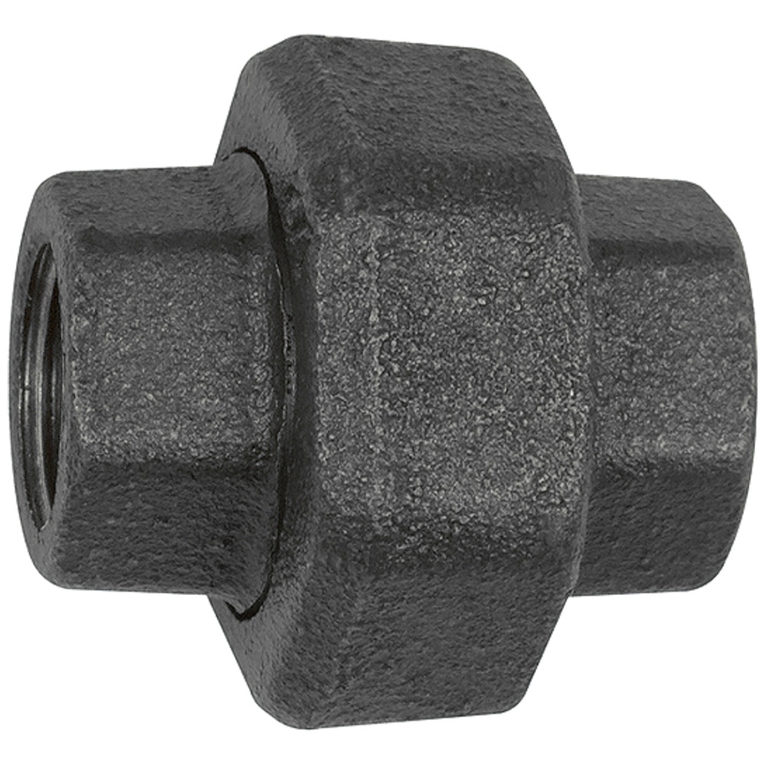 Riegler Verschraubung 330, flachdichtend, Rp 3, Rp 3, Temperg. schw.