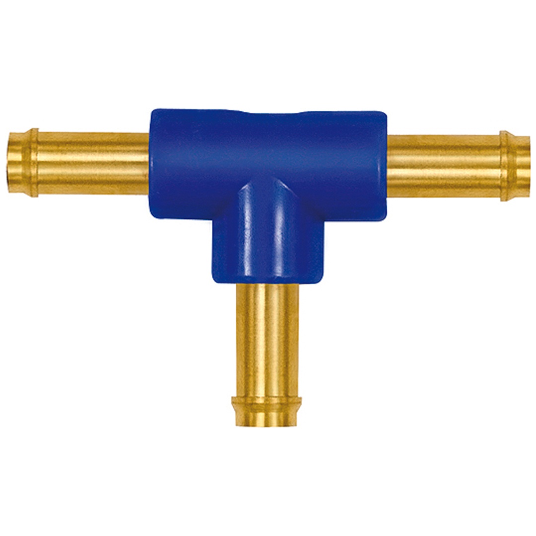 Riegler T-Schlauchverbindungsstutzen, für Schlauch LW 4 mm, Messing/POM