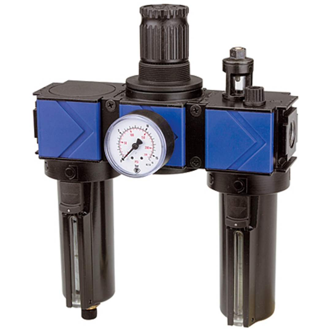 Riegler Wartungseinheit 3-tlg. »variobloc«, Metallbehälter, BG 1, G 3/8