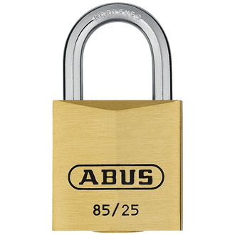 ABUS Vorhangschloss Messing 85/25 gl.