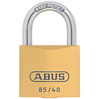 ABUS Vorhangschloss Messing 85/40 vs. Lock-Tag