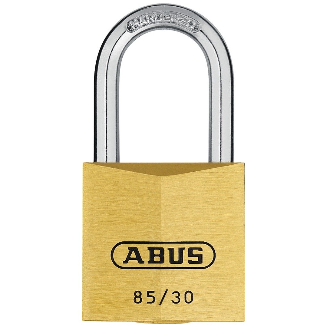 ABUS Vorhangschloss Messing 85/30HB24 vs.