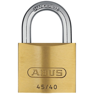 ABUS Vorhangschloss Messing 45/40 vs. Lock-Tag