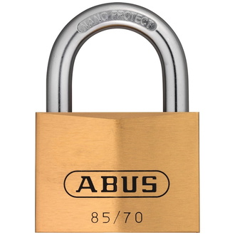 ABUS Vorhangschloss Messing 85/70 Code gl. lt. Muster