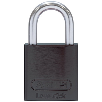 ABUS Vorhangschloss Aluminium 72LL/40 schwarz vs. Lock-Tag