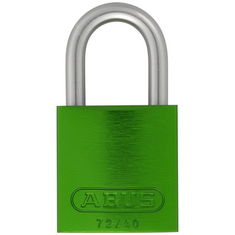 ABUS Vorhangschloss Aluminium 72LL/40 grün vs. Lock-Tag