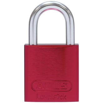 ABUS Vorhangschloss Aluminium 72LL/40 rot vs. Lock-Tag