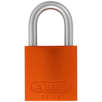 ABUS Vorhangschloss Aluminium 72LL/40 orange vs. Lock-Tag