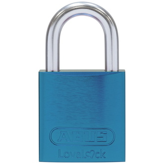 ABUS Vorhangschloss Aluminium 72LL/40 türkis vs. Lock-Tag