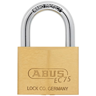 ABUS Vorhangschloss Messing 75/60 gl.-7561