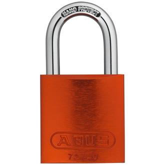 ABUS Vorhangschloss Aluminium 72/40 orange gl.