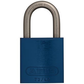 ABUS Vorhangschloss Aluminium 72IB/40 blau gl.