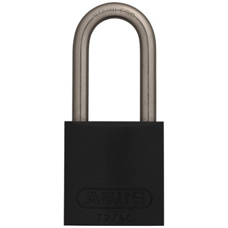 ABUS Vorhangschloss Aluminium 72IB/40HB40 schwarz gl.