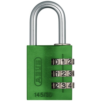 ABUS Zahlenschloss 145/30 grün Lock-Tag