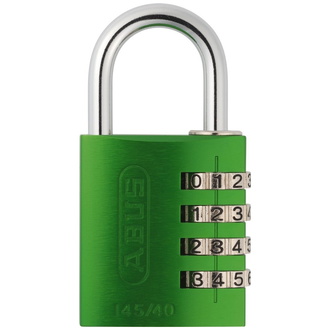 ABUS Zahlenschloss 145/40 grün Lock-Tag