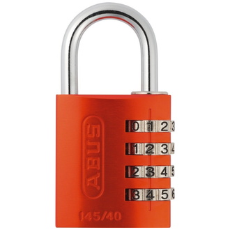 ABUS Zahlenschloss 145/40 orange Lock-Tag