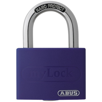 ABUS Vorhangschloss Aluminium T65AL/40 lila gl.