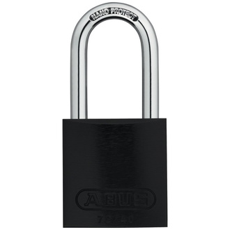 ABUS Vorhangschloss Aluminium 72/40HB40 schwarz vs.