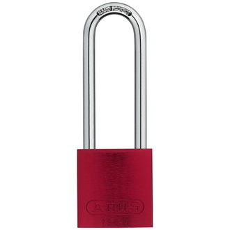 ABUS Vorhangschloss Aluminium 72/40HB40 rot gl.