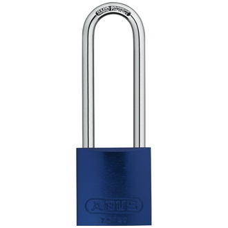 ABUS Vorhangschloss Aluminium 72/40HB75 blau gl.