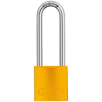 ABUS Vorhangschloss Aluminium 72/40HB40 gelb gl.