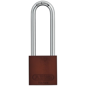 ABUS Vorhangschloss Aluminium 72/40HB40 braun Code gl. lt. Muster