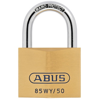 ABUS Vorhangschloss Messing 85WYIB/50 gl.