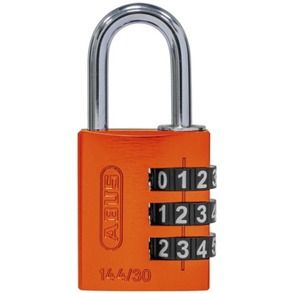 ABUS Zahlenschloss 144/30 orange Lock-Tag