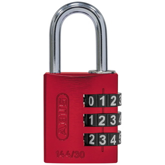 ABUS Zahlenschloss 144/30 rot Lock-Tag