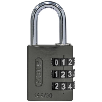 ABUS Zahlenschloss 144/30 titanium Lock-Tag