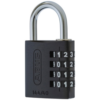 ABUS Zahlenschloss 144/40 schwarz Lock-Tag